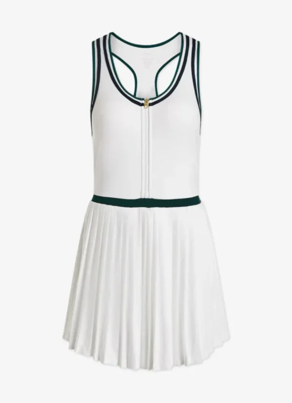 Best Varley Jane Court Dress 28” White/Forest