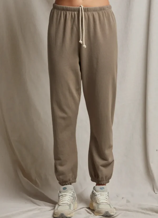 Outlet perfectwhitetee Johnny French Terry Sweatpant Mushroom