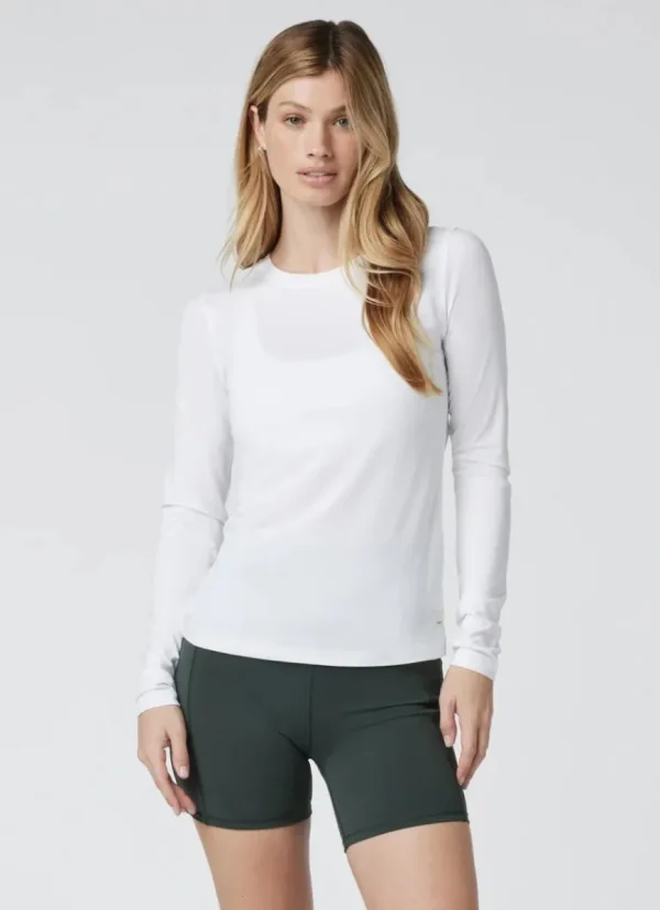 Clearance vuori Long Sleeve Luxe Crew White