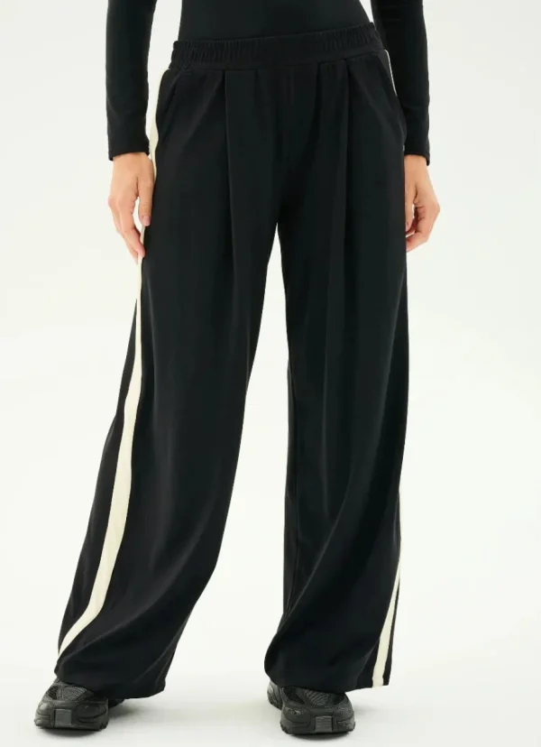 Outlet Splits59 Luca Airweight Trouser With Stripe Black/White