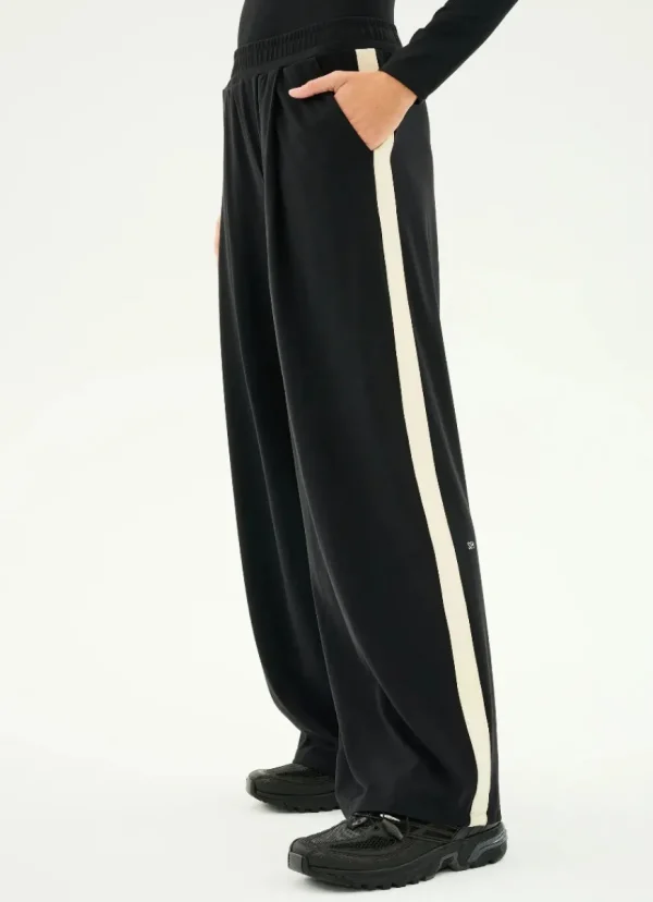Outlet Splits59 Luca Airweight Trouser With Stripe Black/White
