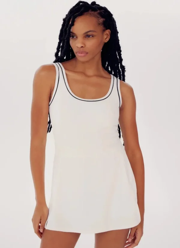 Outlet Splits59 Martina Rigor Dress With Piping White