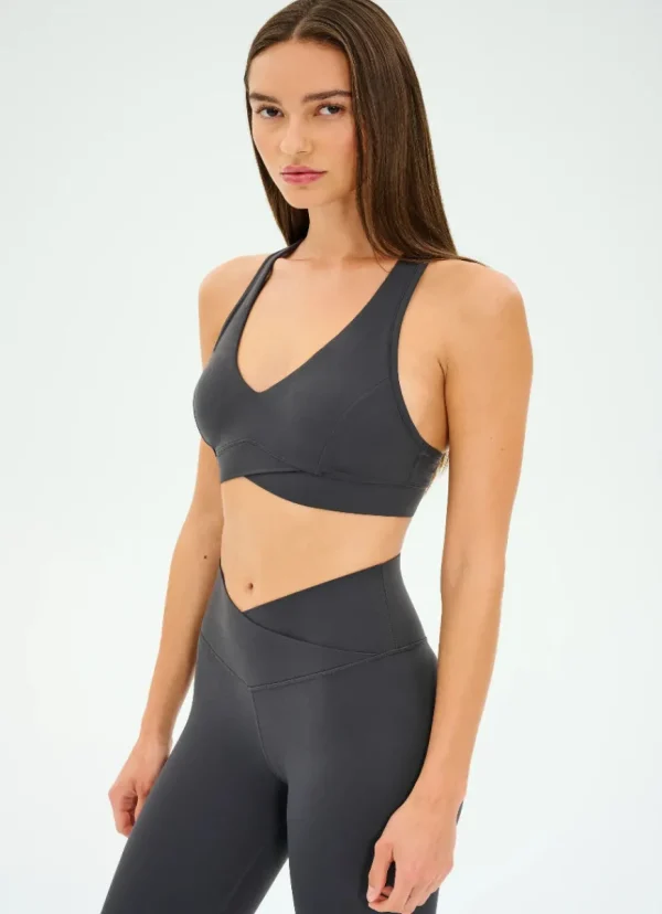Hot Splits59 Mia Rigor Bra Graphite