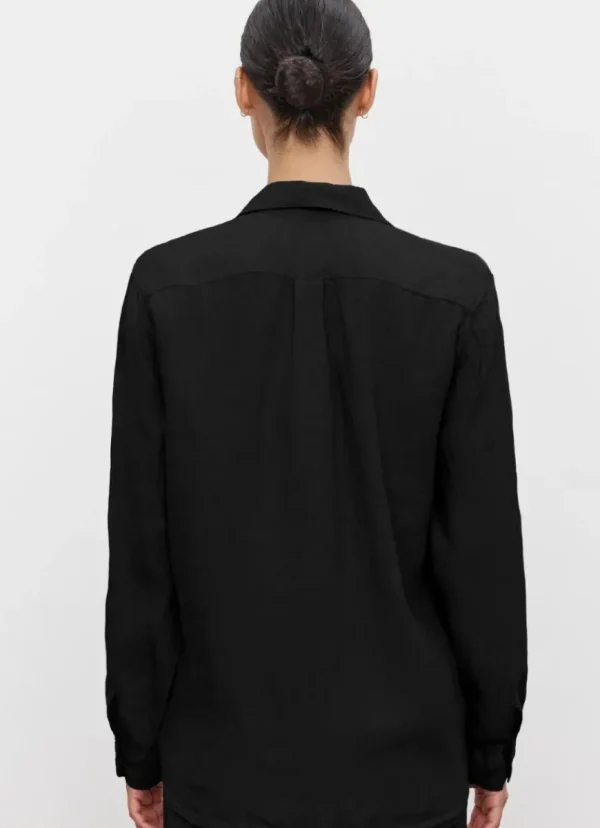 Discount Velvet by Graham u0026 Spencer Mulholland Linen Shirt Black