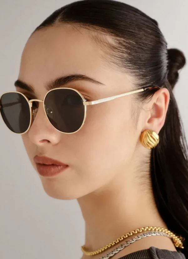 Discount Le Specs Odyssey Gold Khaki