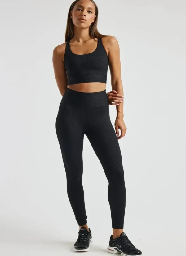 Clearance YEAR OF OURS Ribbed Gym Bra Black