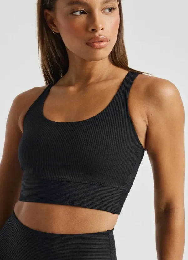 Clearance YEAR OF OURS Ribbed Gym Bra Black