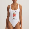 Best Polo Ralph Lauren Scoop Tank One Piece White