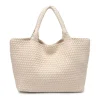 New SOL AND SELENE Sky’s The Limit - Medium Tote Cream