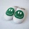 Discount Smile Slippers White/Green