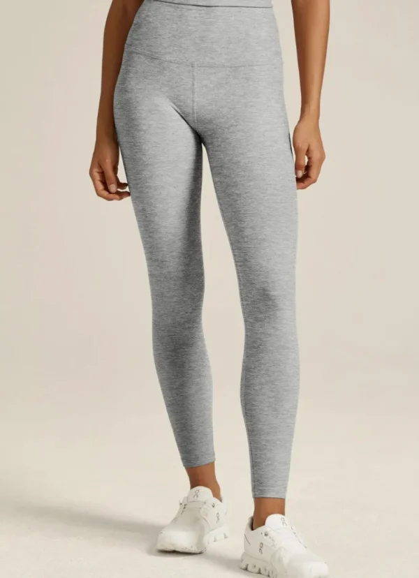 Discount Beyond Yoga Spacedye Caught In The Midi High Waisted Legging Silver Mist