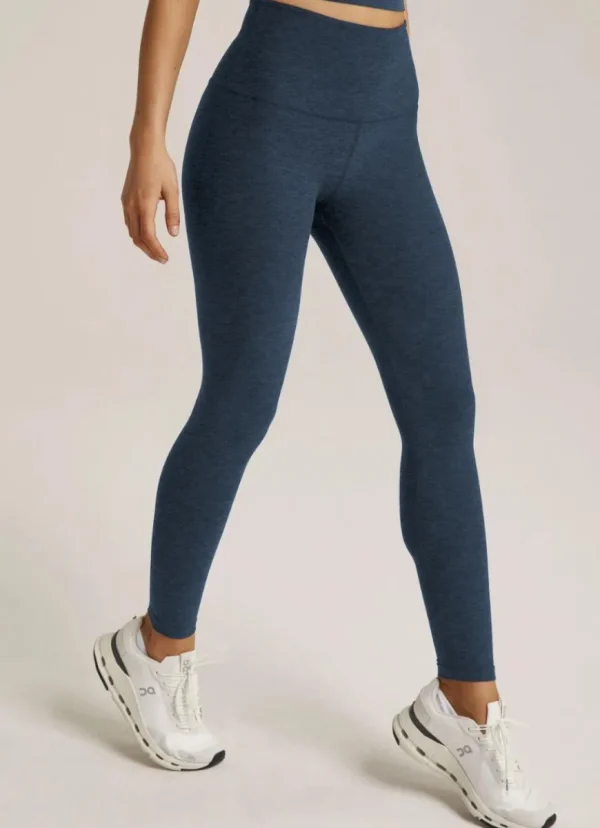 Online Beyond Yoga Spacedye Caught In The Midi High Waisted Legging Nocturnal Navy