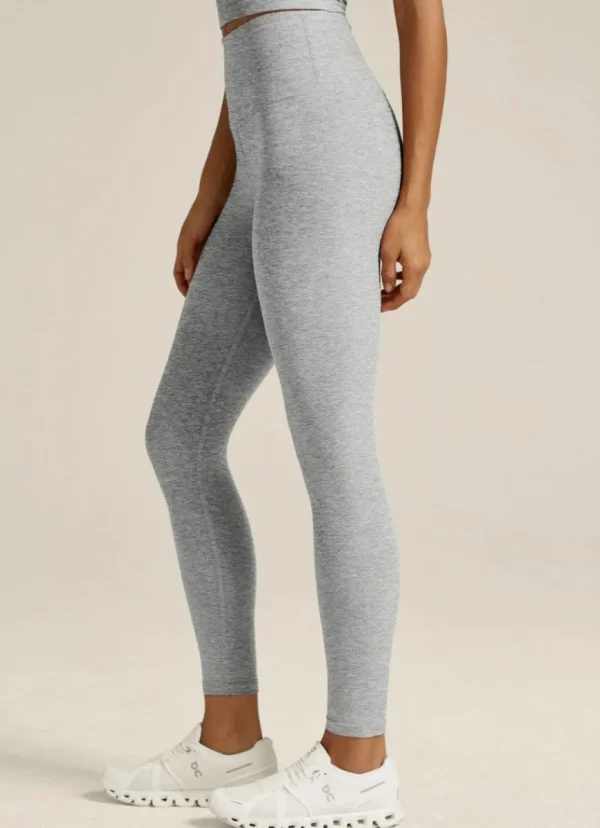 Discount Beyond Yoga Spacedye Caught In The Midi High Waisted Legging Silver Mist