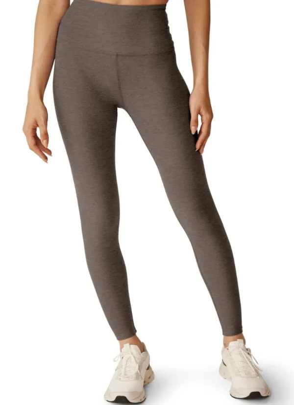Sale Beyond Yoga Spacedye Caught In The Midi High Waisted Legging Soft Umber Heather