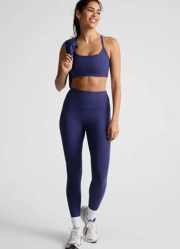 Best Beyond Yoga Spacedye Caught In The Midi High Waisted Legging Eternal Blue Heather
