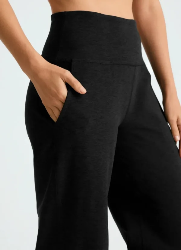 Fashion Beyond Yoga Spacedye Laid Back Pant Darkest Night