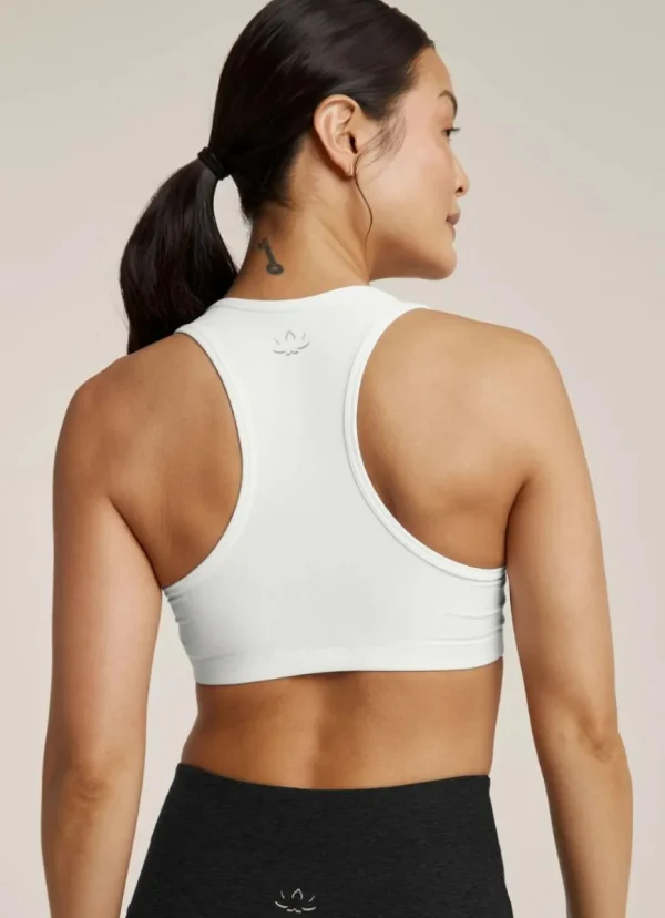 Discount Beyond Yoga Spacedye Lift Your Spirits Bra Cloud White