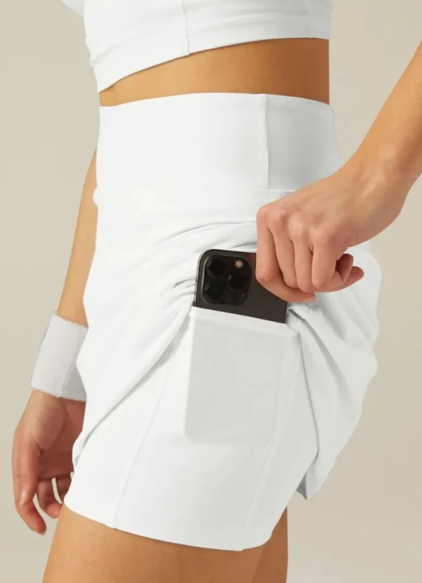 Online Beyond Yoga Spacedye Movement Skirt Cloud White