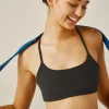 Hot Beyond Yoga Spacedye Slim Racerback Bra Darkest Night