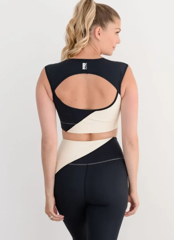 Online P.E Nation Stability Sports Bra Black