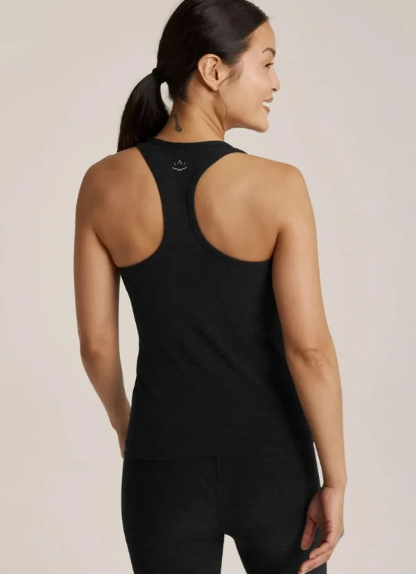 Sale Beyond Yoga Step Up Racerback Tank Darkest Night