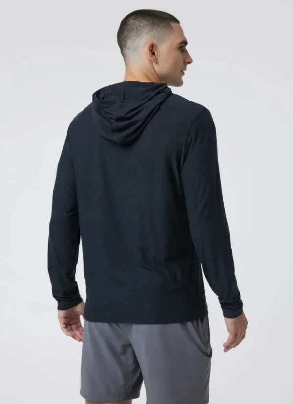 Fashion vuori Strato Tech Hoodie Black Heather