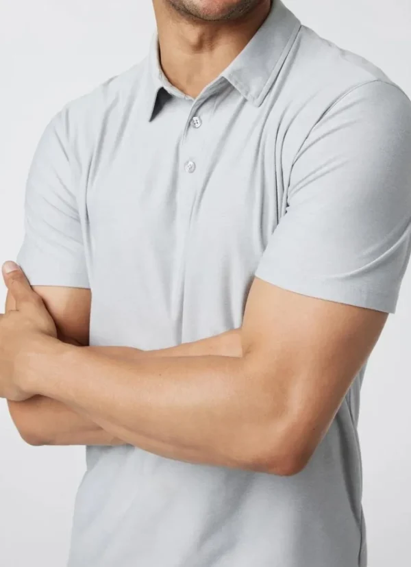 Clearance vuori Strato Tech Polo Platinum Heather