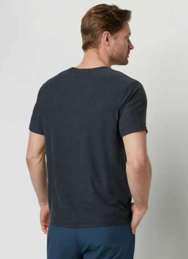 Discount vuori Strato Tech Tee Charcoal Heather