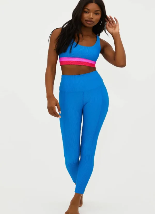Hot BEACH RIOT Summer Legging Bluebell