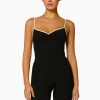 Clearance 437 The Ballet Tank Black/Crème