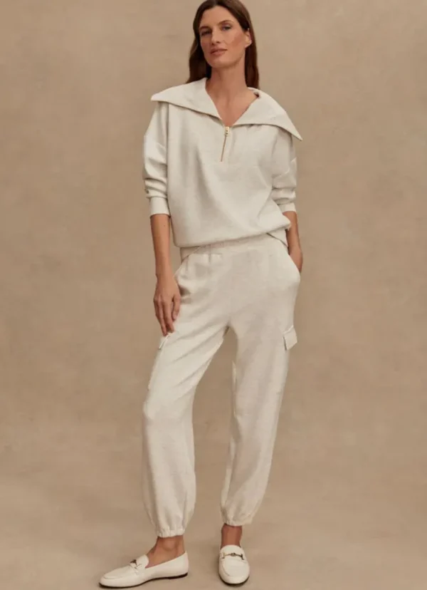 Outlet Varley The Cargo Pant 27.5” Ivory Marl