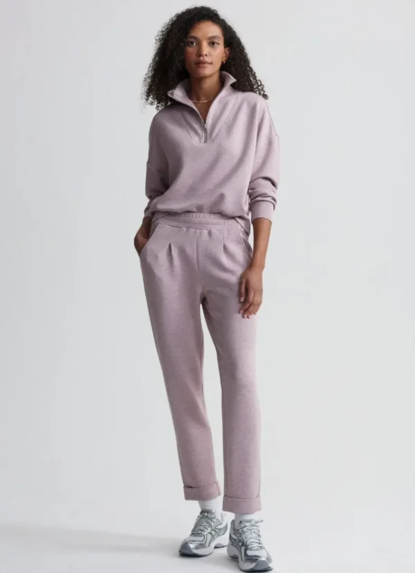 Hot Varley The Rolled Cuff Pant 25” Mauve Marl