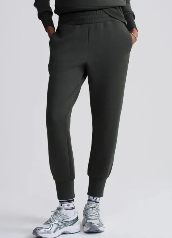 Clearance Varley The Slim Cuff Pant 27.5” Olive Marl