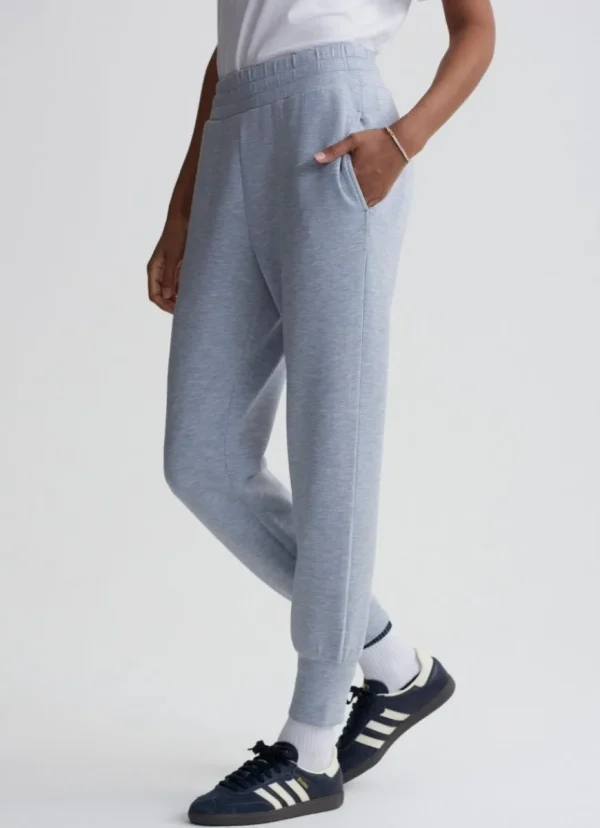 Fashion Varley The Slim Cuff Pant 25” Mid Blue Marl