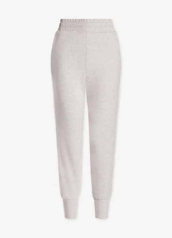 Discount Varley The Slim Cuff Pant 25" Ivory Marl