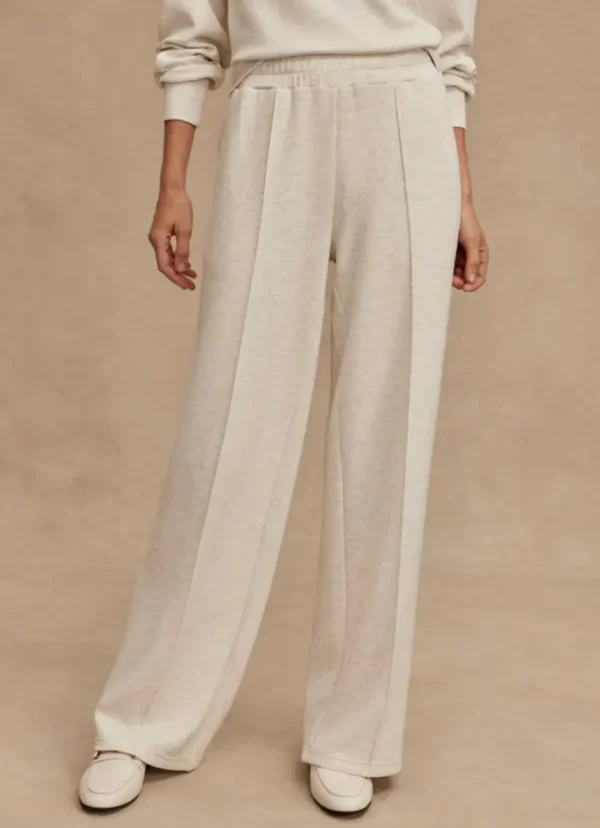 Online Varley The Wide Leg Pant 30” Ivory Marl