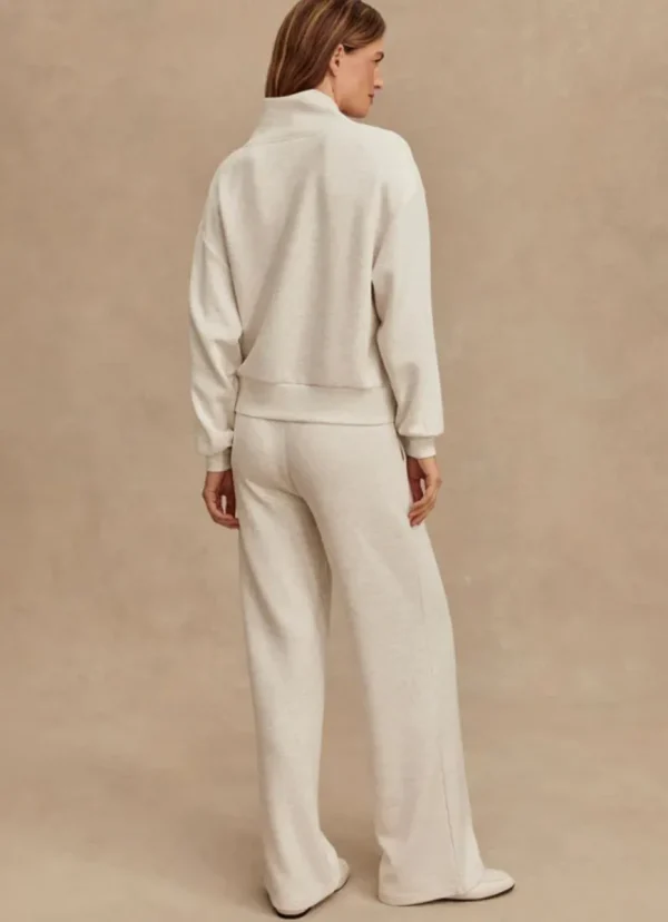 Online Varley The Wide Leg Pant 30” Ivory Marl