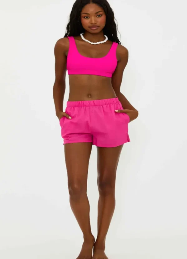 Clearance BEACH RIOT Tia Short Bright Fuchsia