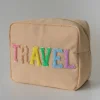 Outlet relevé Travel Large Pouch Sand