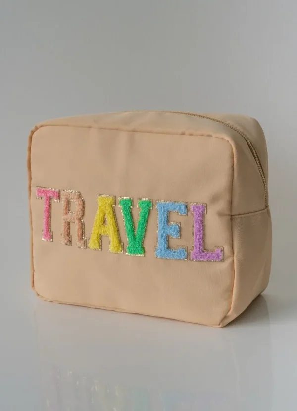 Outlet relevé Travel Large Pouch Sand