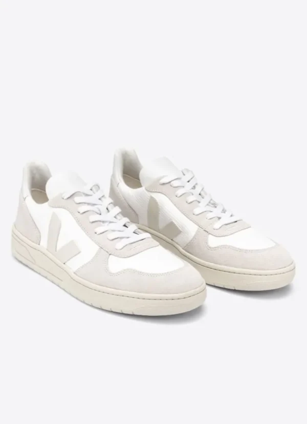 New Veja V-10 Sneaker B-Mesh White/Natural Pierre