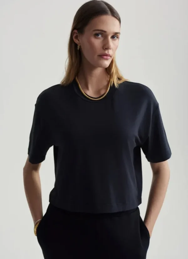 Online Varley Venice Easy Tee Black