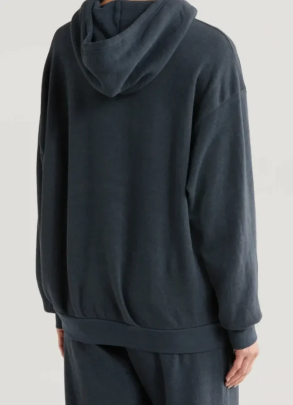 Hot Aviator Nation Wave Stripe 4 Pullover Hoodie Relaxed Charcoal
