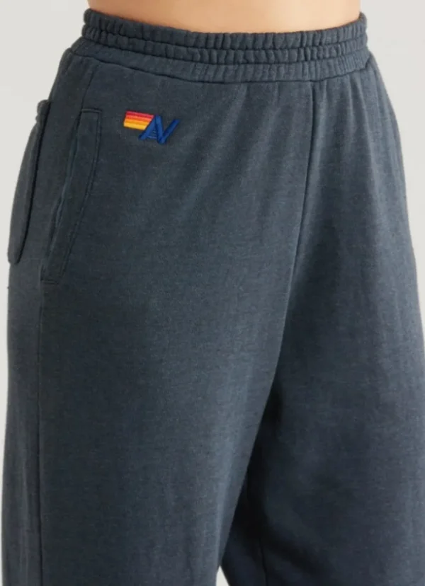 Best Aviator Nation Wide Leg Women’s Pocket Sweatpants Charcoal